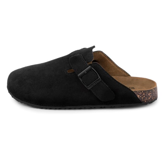 totes® Ladies PU Clog Black Extra Image 2